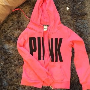 PINK zip up jacket